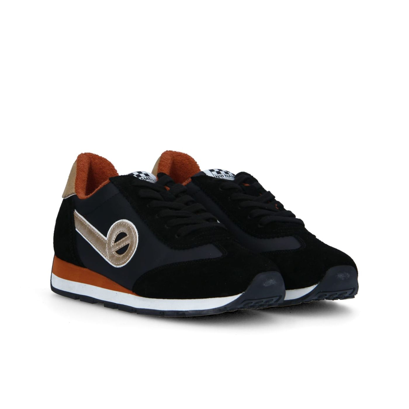 CITY RUN JOGGER  -  CAMPER/SUEDE  - NERO